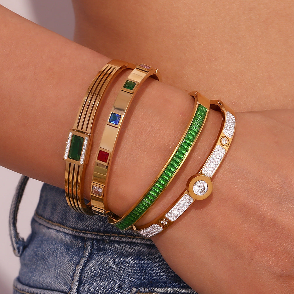 Pavé Zircon Bangle