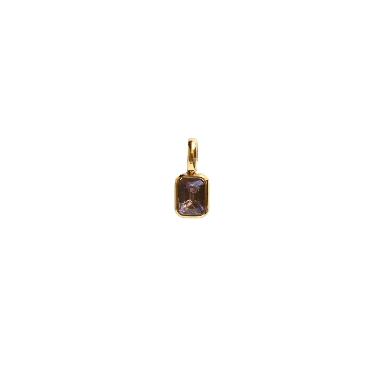 February birthstone charm 