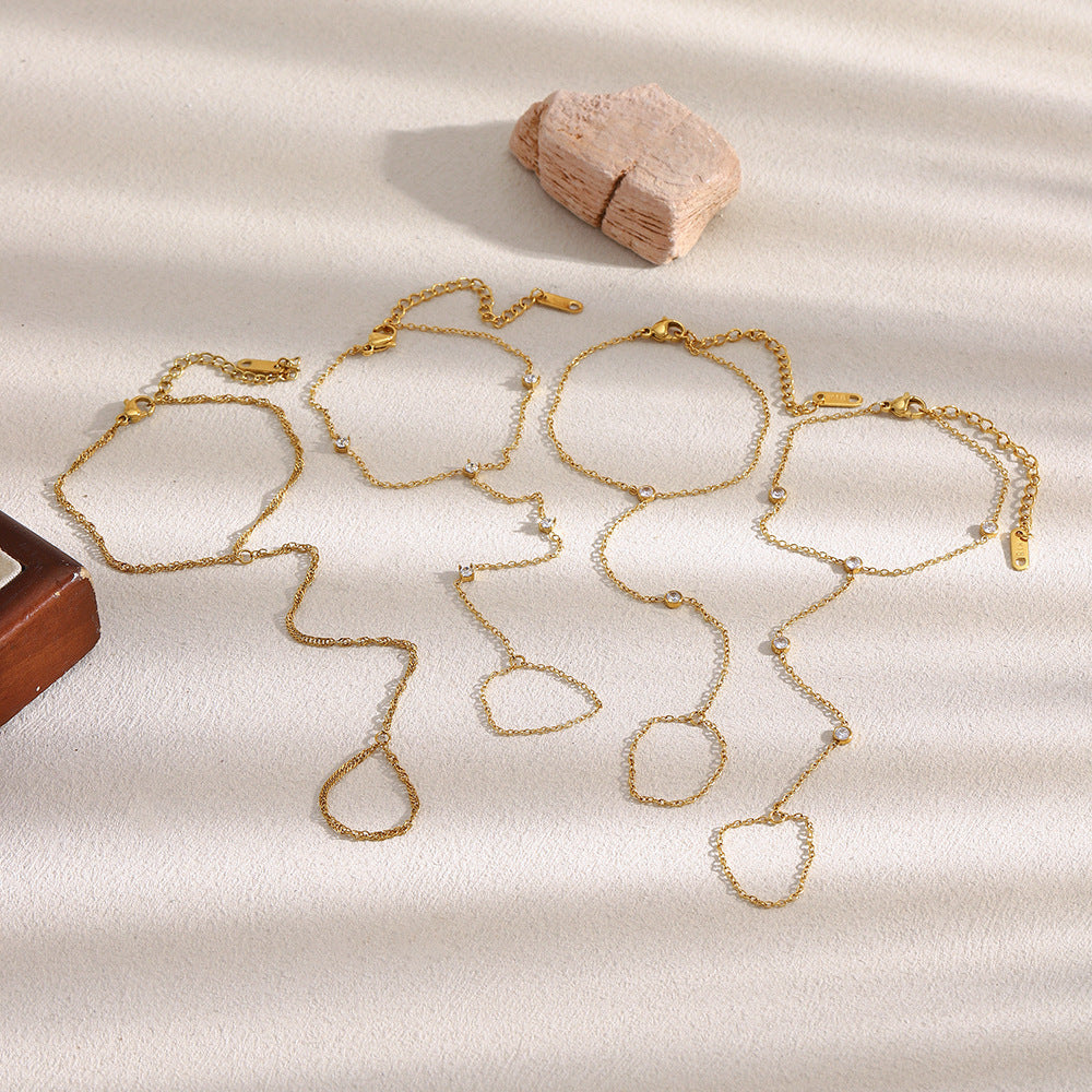 Hand Chain Ring Combo