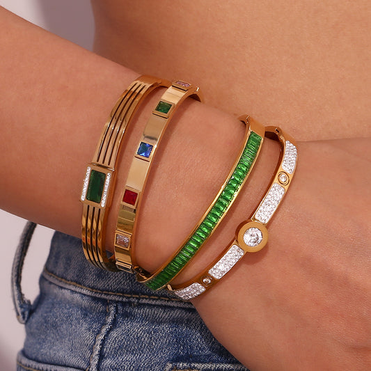 Pavé Zircon Bangle