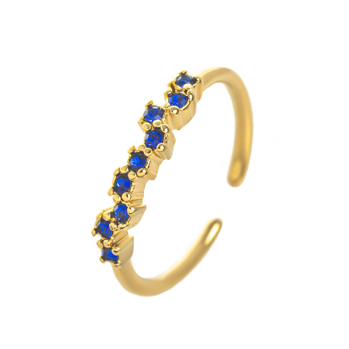 September birthstone Row Ring