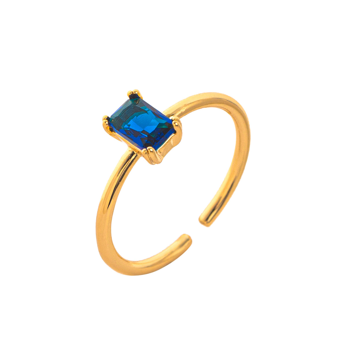 September birthstone Solitaire Ring